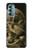 S3358 Vincent Van Gogh Skeleton cigarette Etui Coque Housse pour Motorola Moto G Stylus 5G (2022)