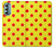 S3526 Rouge tache à pois Etui Coque Housse pour Motorola Moto G Stylus 5G (2022)