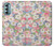 S3688 Motif d'art floral floral Etui Coque Housse pour Motorola Moto G Stylus 5G (2022)