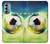 S3844 Ballon de football de football rougeoyant Etui Coque Housse pour Motorola Moto G Stylus 5G (2022)