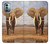 S0310 éléphant d'Afrique Etui Coque Housse pour Nokia G11, G21