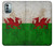 S2976 Pays de Galles Football Football Drapeau Etui Coque Housse pour Nokia G11, G21