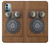 S3146 Mur Antique Retro Ligne téléphonique Etui Coque Housse pour Nokia G11, G21