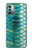 S3414 Vert Serpent Échelle graphique Imprimer Etui Coque Housse pour Nokia G11, G21