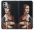 S3471 Lady hermine Leonardo da Vinci Etui Coque Housse pour Nokia G11, G21