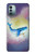 S3802 Rêve Baleine Pastel Fantaisie Etui Coque Housse pour Nokia G11, G21