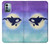 S3807 Killer Whale Orca Lune Pastel Fantaisie Etui Coque Housse pour Nokia G11, G21