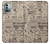 S3819 Papier Vintage rétro Etui Coque Housse pour Nokia G11, G21