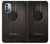 S3834 Guitare noire Old Woods Etui Coque Housse pour Nokia G11, G21