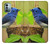 S3839 Oiseau bleu du bonheur Oiseau bleu Etui Coque Housse pour Nokia G11, G21