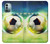 S3844 Ballon de football de football rougeoyant Etui Coque Housse pour Nokia G11, G21