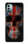 S3848 Crâne de drapeau du Royaume-Uni Etui Coque Housse pour Nokia G11, G21