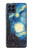 S0582 Van Gogh Starry Nights Etui Coque Housse pour Samsung Galaxy M53