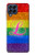 S2900 Arc en ciel LGBT Fierté lesbienne Drapeau Etui Coque Housse pour Samsung Galaxy M53