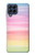S3507 Coloré Arc-en-ciel pastel Etui Coque Housse pour Samsung Galaxy M53
