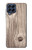 S3822 Graphique de la texture du bois imprimé Etui Coque Housse pour Samsung Galaxy M53