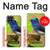 S3839 Oiseau bleu du bonheur Oiseau bleu Etui Coque Housse pour Samsung Galaxy M53