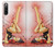 S1669 Afficher Fille Millésime Etui Coque Housse pour Sony Xperia 10 IV