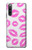 S2214 Bisous Lèvres roses Etui Coque Housse pour Sony Xperia 10 IV