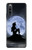 S2668 Silhouette sirène Lune Nuit Etui Coque Housse pour Sony Xperia 10 IV