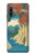 S3348 Utagawa Hiroshige Le singe Pont Etui Coque Housse pour Sony Xperia 10 IV
