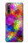 S3677 Mosaïques de briques colorées Etui Coque Housse pour Sony Xperia 10 IV