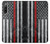 S3687 Drapeau américain de pompier mince ligne rouge Etui Coque Housse pour Sony Xperia 10 IV