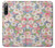 S3688 Motif d'art floral floral Etui Coque Housse pour Sony Xperia 10 IV