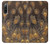S3691 Plume de paon d'or Etui Coque Housse pour Sony Xperia 10 IV