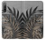 S3692 Feuilles de palmier gris noir Etui Coque Housse pour Sony Xperia 10 IV