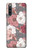 S3716 Motif floral rose Etui Coque Housse pour Sony Xperia 10 IV