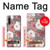 S3716 Motif floral rose Etui Coque Housse pour Sony Xperia 10 IV