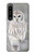 S1566 Milou Blanc Chouette Chouette Etui Coque Housse pour Sony Xperia 1 IV