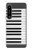 S2082 Un Octave Piano Etui Coque Housse pour Sony Xperia 1 IV