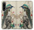 S2086 Peinture Paon Etui Coque Housse pour Sony Xperia 1 IV