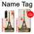 S2108 Tour Eiffel de Paris Carte postale Etui Coque Housse pour Sony Xperia 1 IV