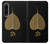 S2331 Feuille d'or bouddhiste Symbole de l'OM Etui Coque Housse pour Sony Xperia 1 IV