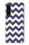 S2345 Marine Bleu Shavron Zig zag Etui Coque Housse pour Sony Xperia 1 IV