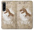 S2372 T-Rex Jurassic Fossile Etui Coque Housse pour Sony Xperia 1 IV