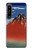 S2390 Katsushika Hokusai Fuji Rouge Etui Coque Housse pour Sony Xperia 1 IV