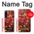 S2414 Rouge Fleur amandier Van Gogh Etui Coque Housse pour Sony Xperia 1 IV