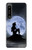 S2668 Silhouette sirène Lune Nuit Etui Coque Housse pour Sony Xperia 1 IV