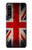 S2894 Drapeau britannique millésimé Etui Coque Housse pour Sony Xperia 1 IV