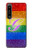 S2899 Arc en ciel LGBT Gay Pride Drapeau Etui Coque Housse pour Sony Xperia 1 IV