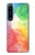 S2945 Aquarelle colorée Etui Coque Housse pour Sony Xperia 1 IV