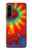 S2985 Coloré Tie Dye Texture Etui Coque Housse pour Sony Xperia 1 IV