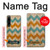 S3033 Bois Chevron Imprimé millésimé Graphic Etui Coque Housse pour Sony Xperia 1 IV