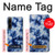 S3439 Tissu Indigo Tie Dye Etui Coque Housse pour Sony Xperia 1 IV