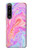 S3444 Art numérique liquide coloré Etui Coque Housse pour Sony Xperia 1 IV