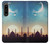 S3502 Coucher de soleil islamique Etui Coque Housse pour Sony Xperia 1 IV